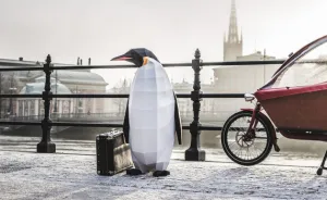 Paper Penguins Pop Up Around World To Share Urgent Message About Their Home