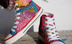 After Spending The Whole Weekend Painting I Came Up With These Shoes