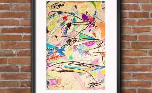 In The Exhibition, I Will Present A 30 Meters X 50cm Artwork