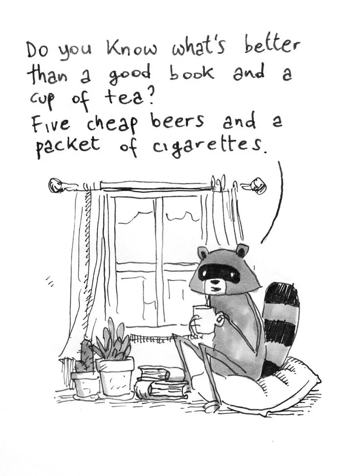 I Made A Comic About A Raccoon Dealing With Modern Life