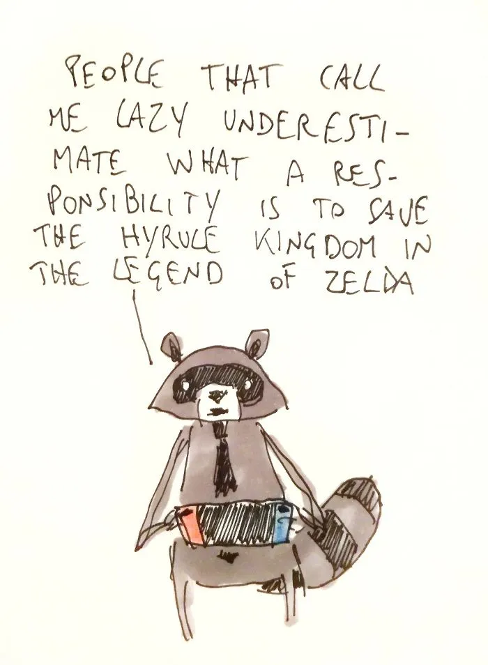 I Made A Comic About A Raccoon Dealing With Modern Life