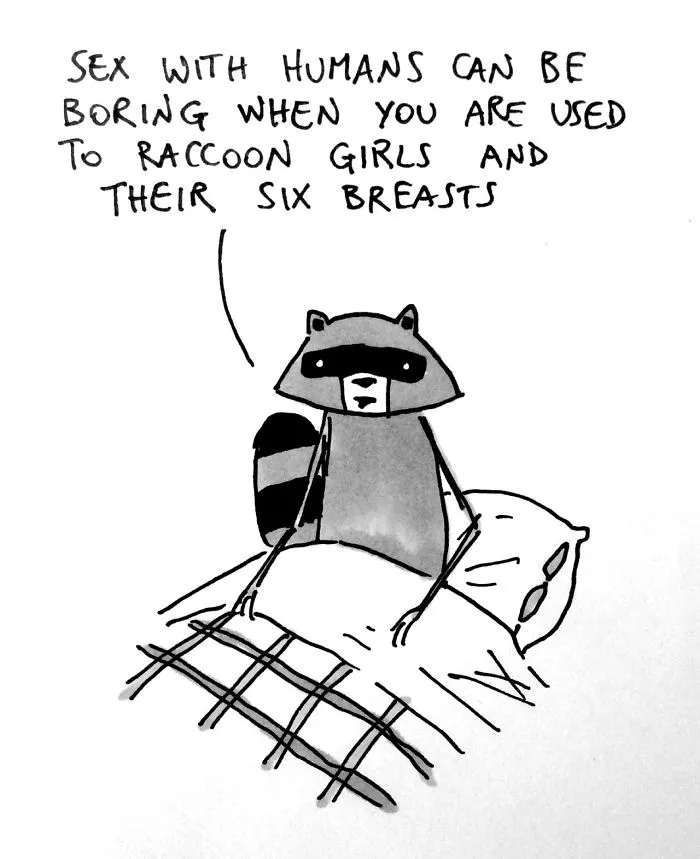 I Made A Comic About A Raccoon Dealing With Modern Life
