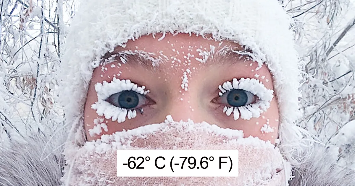 El termómetro se estropea a -62ºC en el pueblo más frío del mundo, y las fotos son espectaculares