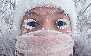 A Thermometer Just Broke At -62°C (-80°F) In The World's Coldest Village, And The Photos Are Breathtaking