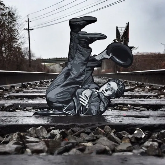 Artist Leaves Tiny Wooden Figures Around The City For People To Find
