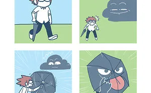After A Cloud Destroyed A Sunset For Me, I Started This Comic Series