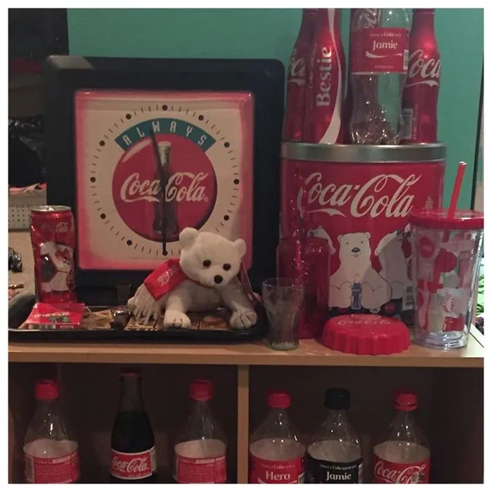 A Small Portion Of My Coke Collection