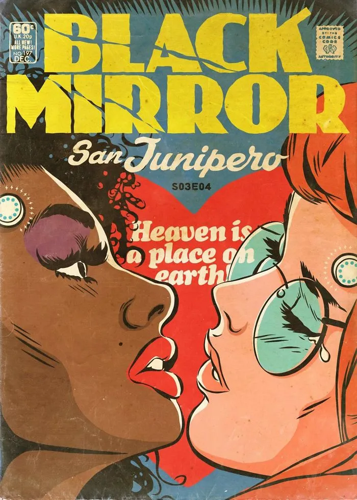 What If "Black Mirror" Episodes Were On The Covers Of Classic-Style Comic Books