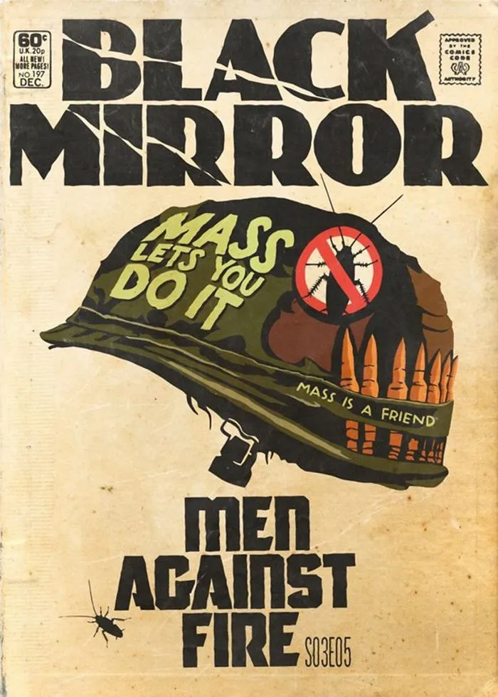 What If "Black Mirror" Episodes Were On The Covers Of Classic-Style Comic Books