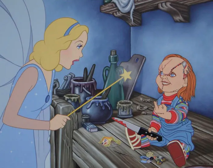 54 Controversial Illustrations Show Disney Characters Living In Modern Times