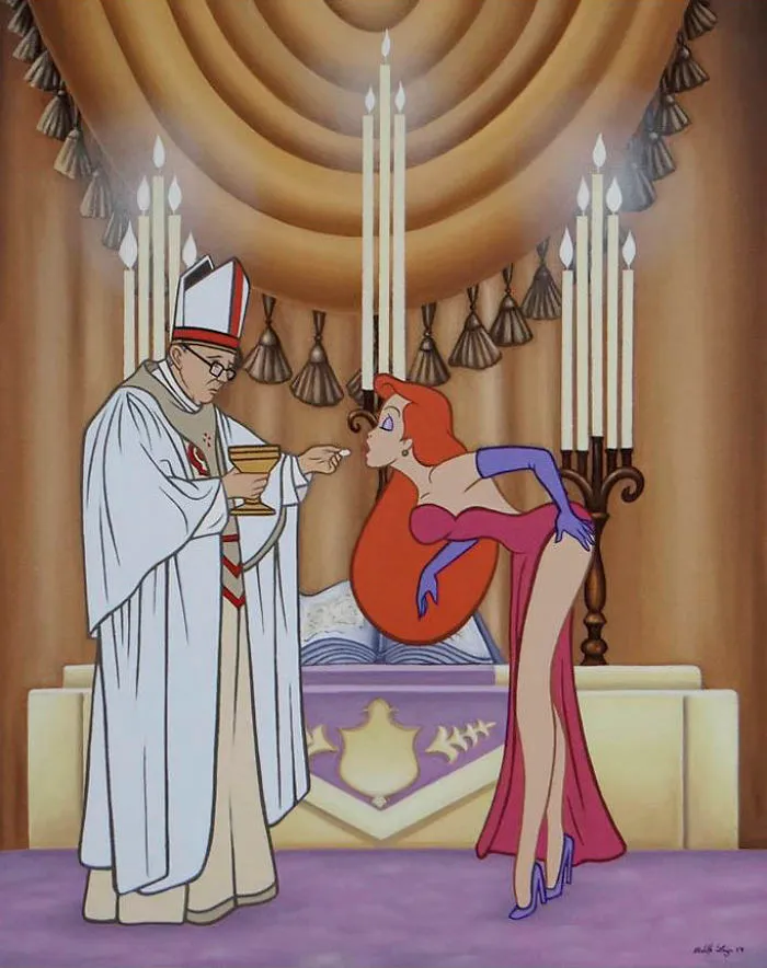 54 Controversial Illustrations Show Disney Characters Living In Modern Times