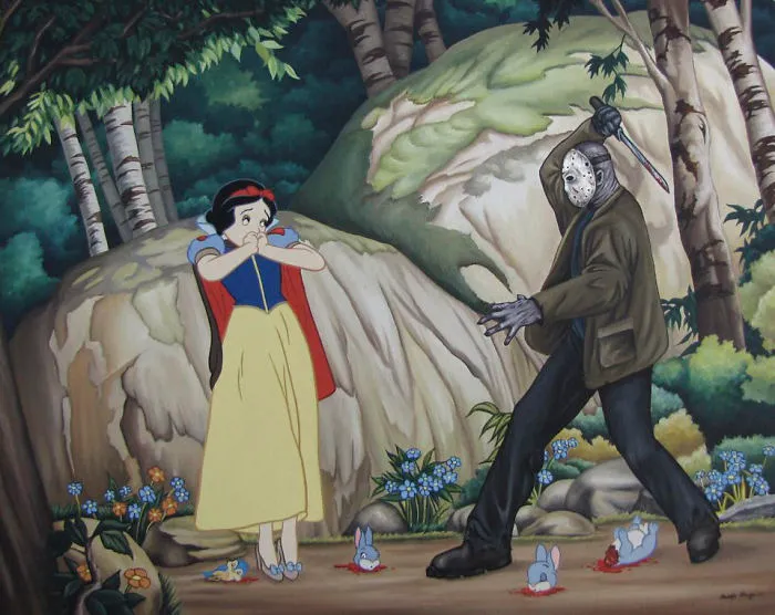 54 Controversial Illustrations Show Disney Characters Living In Modern Times