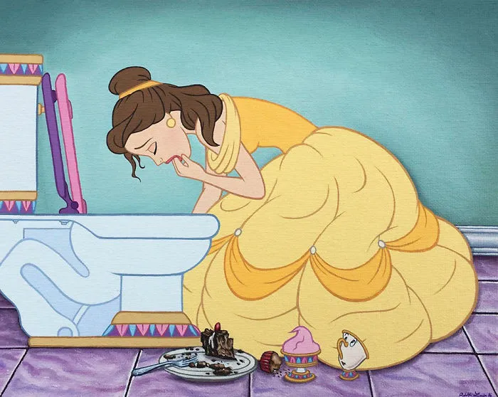 54 Controversial Illustrations Show Disney Characters Living In Modern Times