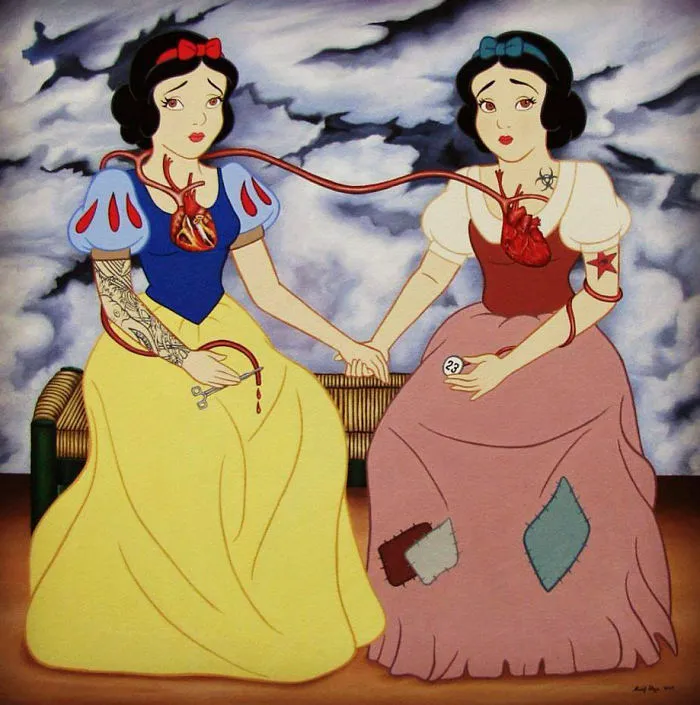 54 Controversial Illustrations Show Disney Characters Living In Modern Times