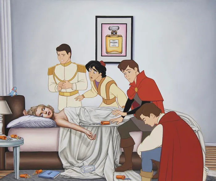 54 Controversial Illustrations Show Disney Characters Living In Modern Times