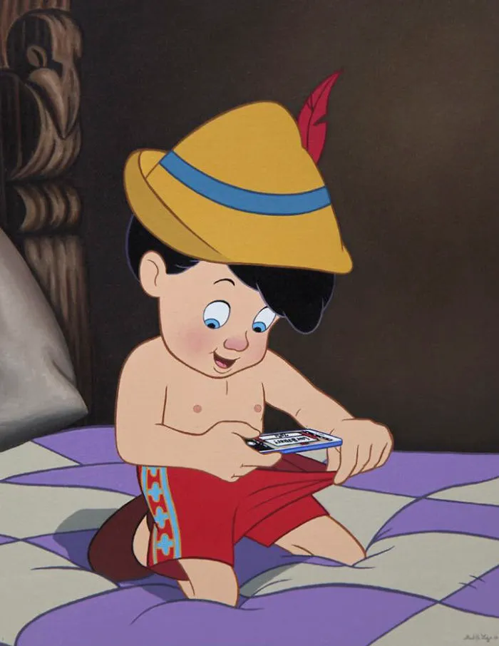 54 Controversial Illustrations Show Disney Characters Living In Modern Times