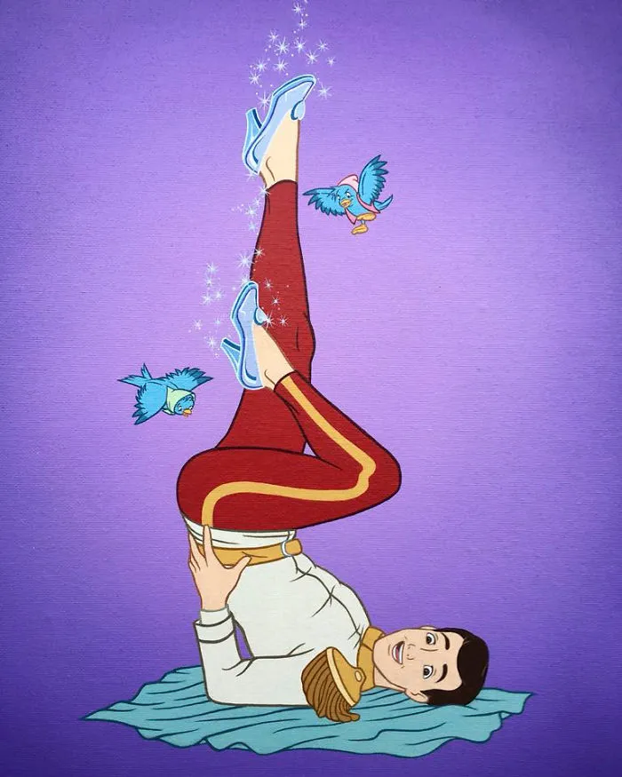 54 Controversial Illustrations Show Disney Characters Living In Modern Times