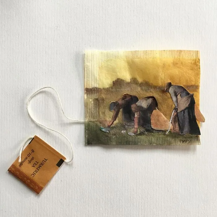 Artist Uses Tea Bags As Her Diary
