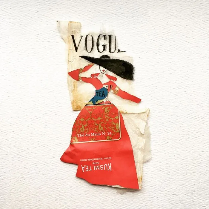 Artist Uses Tea Bags As Her Diary