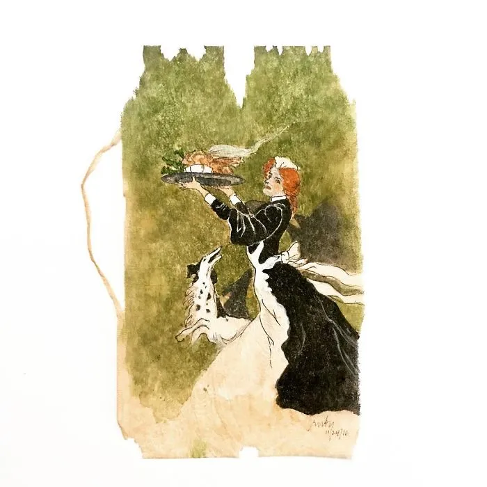 Artist Uses Tea Bags As Her Diary