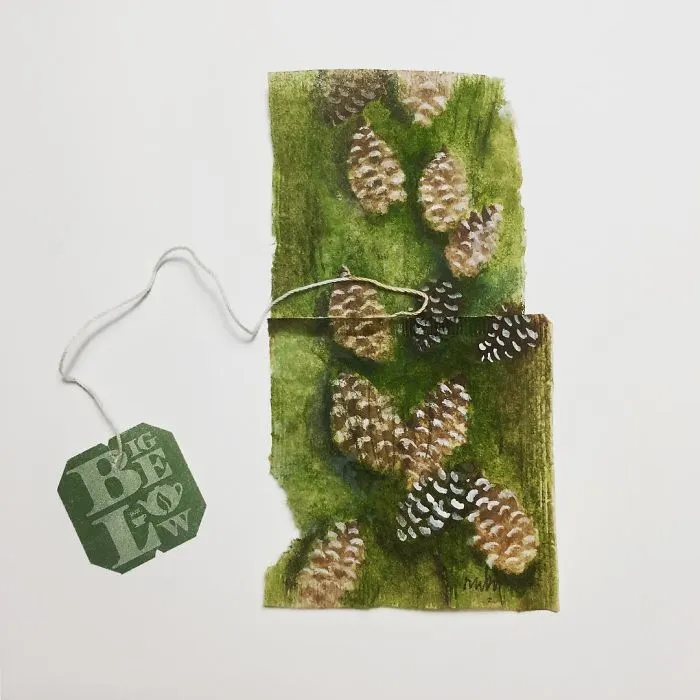 Artist Uses Tea Bags As Her Diary