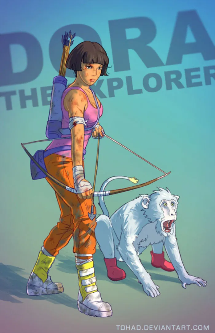 Our Beloved Childhood Characters Turned Into Tarantino-Like Monsters By Sylvain Sarrailh