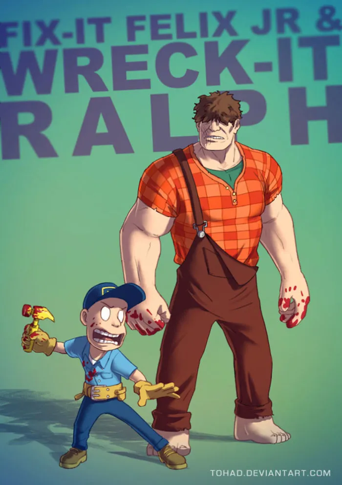 Our Beloved Childhood Characters Turned Into Tarantino-Like Monsters By Sylvain Sarrailh