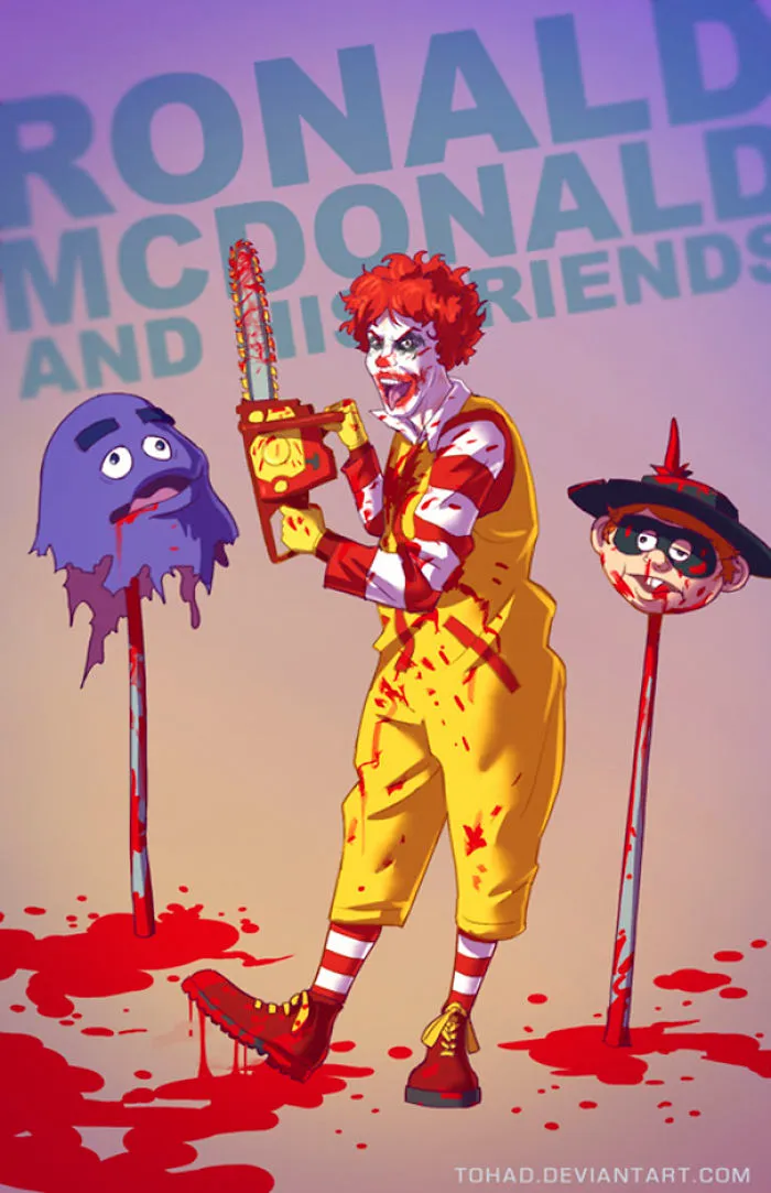Our Beloved Childhood Characters Turned Into Tarantino-Like Monsters By Sylvain Sarrailh