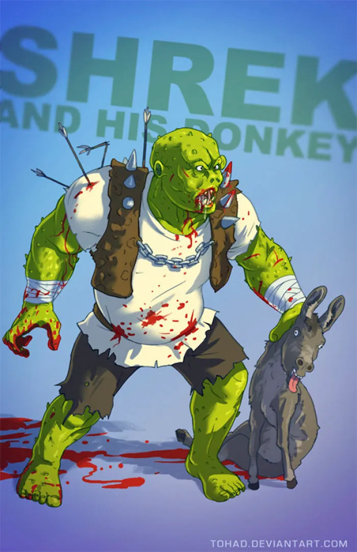 Our Beloved Childhood Characters Turned Into Tarantino-Like Monsters By Sylvain Sarrailh