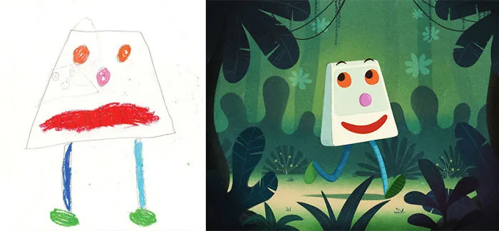 What Happens When Professional Artists Recreate Kids' Monster Doodles In Their Own Unique Style