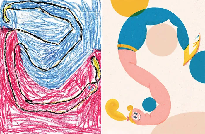 What Happens When Professional Artists Recreate Kids' Monster Doodles In Their Own Unique Style