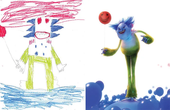What Happens When Professional Artists Recreate Kids' Monster Doodles In Their Own Unique Style