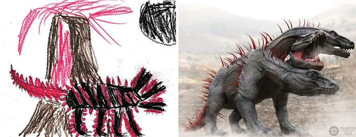 What Happens When Professional Artists Recreate Kids' Monster Doodles In Their Own Unique Style