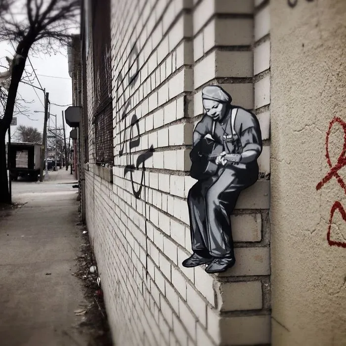 Artist Leaves Tiny Wooden Figures Around The City For People To Find