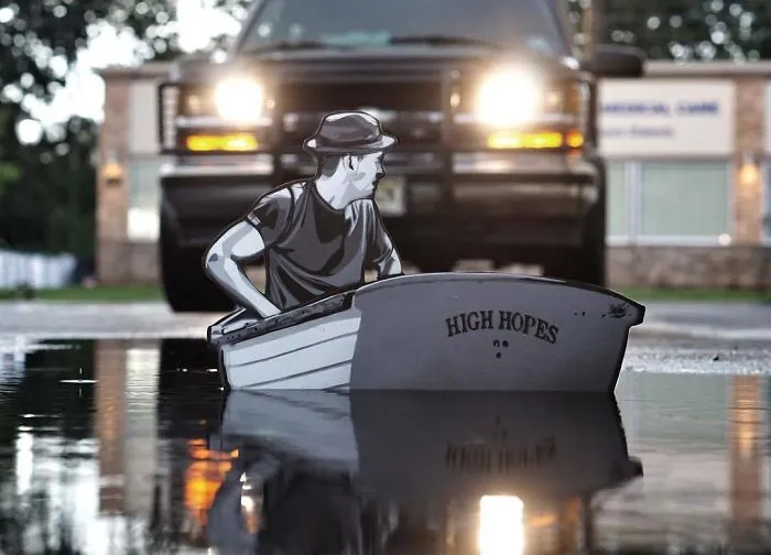 Artist Leaves Tiny Wooden Figures Around The City For People To Find