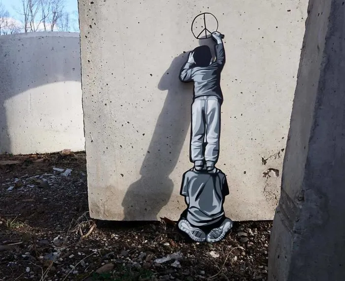 Artist Leaves Tiny Wooden Figures Around The City For People To Find