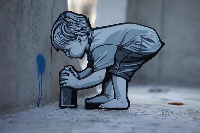 Artist Leaves Tiny Wooden Figures Around The City For People To Find