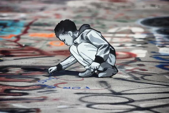 Artist Leaves Tiny Wooden Figures Around The City For People To Find