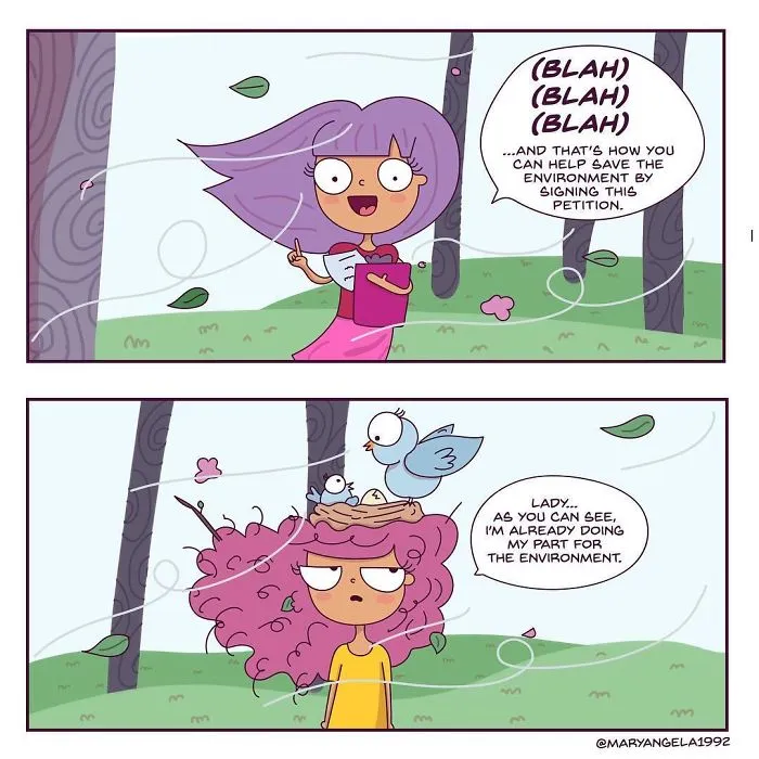 I Like To Create Comics Based On Hair!