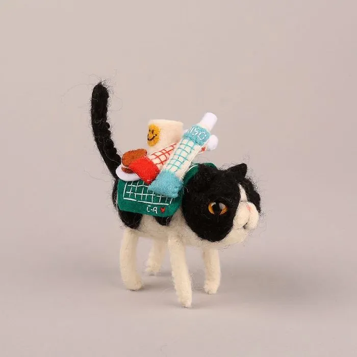 You Will Surely Want To Have A-Meet The Friendly Animals Made In Felt By The Artist Cat Rabbit