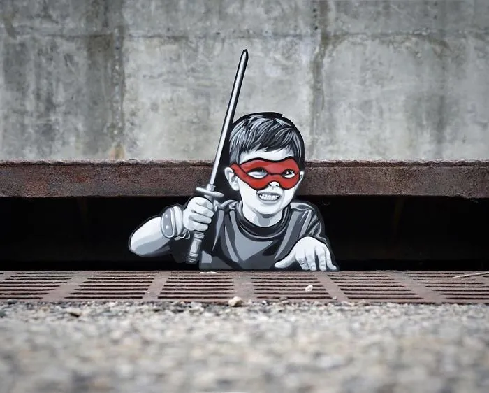 Artist Leaves Tiny Wooden Figures Around The City For People To Find
