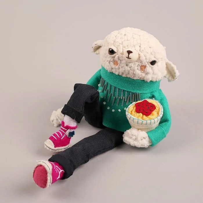 You Will Surely Want To Have A-Meet The Friendly Animals Made In Felt By The Artist Cat Rabbit