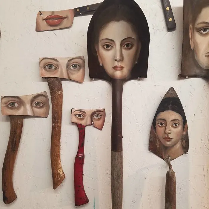 This Artist Finds Old Stuff That Others Threw Away And Transforms It Into Amazing Art