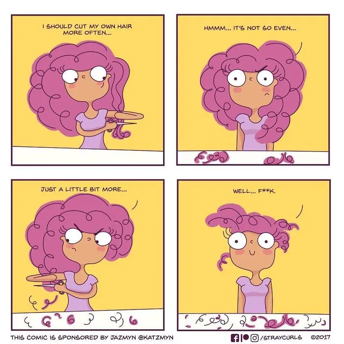 I Like To Create Comics Based On Hair!