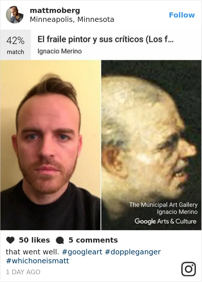 New Google App Finds Your Museum Doppelganger But Not Everyone Is Loving The Results