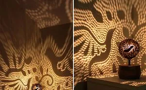 Light Paintings Created By Thousands Of Light Dots Using Coconut Shell