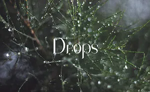 Rain Drops Inspired Me To Create This Font