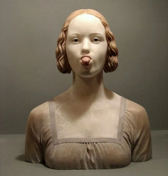 What If Renaissance Sculptures "Behaved" In A Modern Way