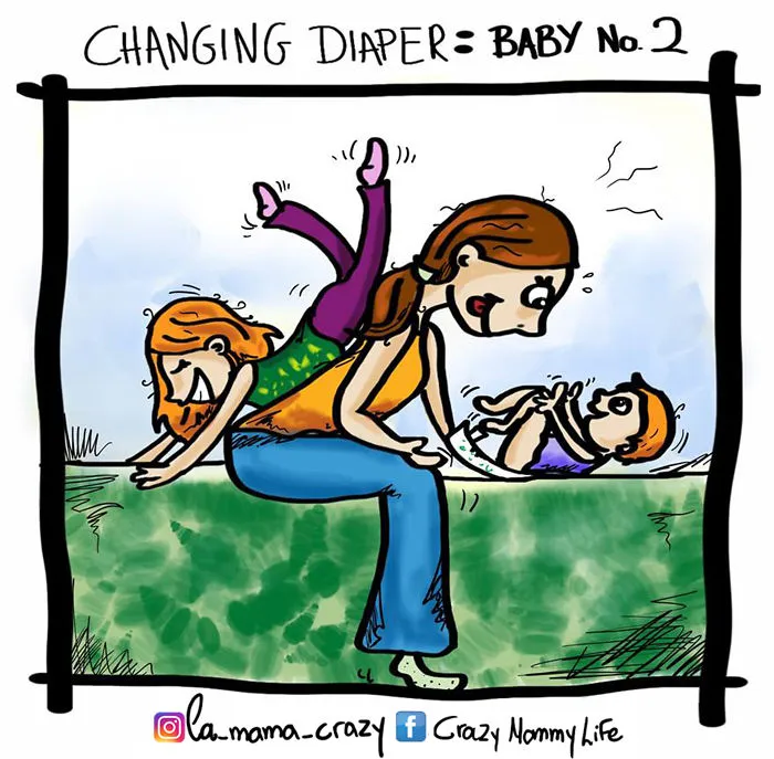 I Illustrate My Everyday Life As A Parent And This Is What Living With Two Little Ones Is Like