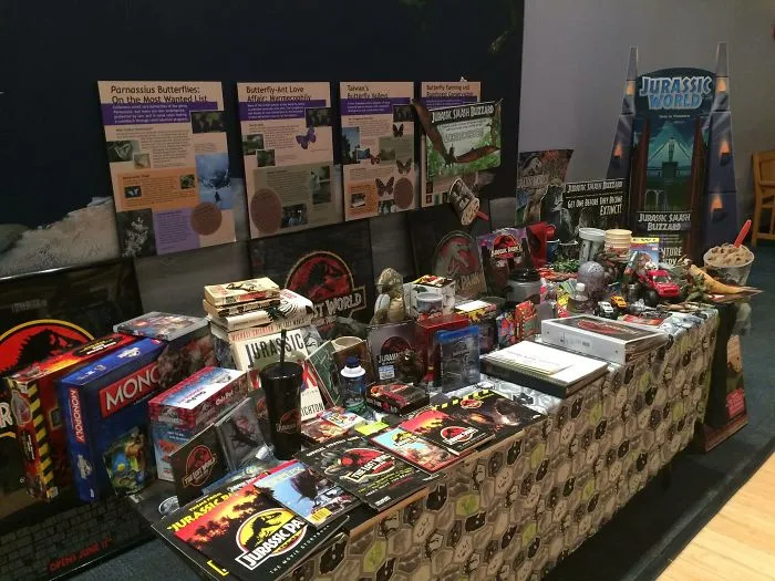 Here Is My Collection Of Jurassic Park Items.  From The Hat When I First Saw The Movie In 1993 To The Jurassic World Displays From Dairy Queen.  I Display My Collection Once A Year At The Florida Museum Of Natural History's Annual Collector's Day.